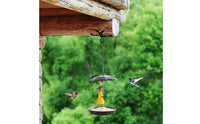 Decorative Girl with Umbrella Bird Feeder Art Craft Umbrella Girl Bird Feeder Lightweight Outdoor Decor for Patio