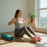 Pedal Resistance Band Sit-up Assistant for Yoga & Core Training