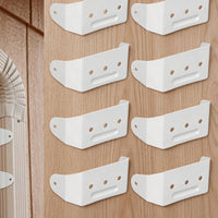 2x3 Downspout Holder Easy Installation Hidden Downspout Bracket Wall Mounting Rain Gutter Strap Heavy Duty for Outdoor, Industrial