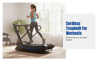 Curved Manual Treadmill, Commercial Mechanical Fitness Equipment, Non-Electric, Professional Cardio