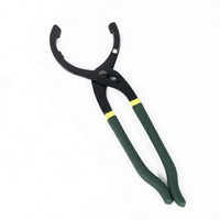 Green Handles Oil Filter Wrench Curved Gripping Surfaces Filter Wrench Pliers Hinge Joint Serrated Jaw Pliers Hand Operated