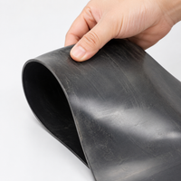 HDPE Pond Liner 1mm, Fish-Safe and Durable Pond Liner 6x8m, Waterproof Black Pond Tarpaulin for Stream and Ornamental Pond