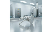 Sanitary Fermentation Sampling Part with Clamp Flange Polished Clamp-End Sampling Valve Compact Hardware Easy to Install for Homebrewers