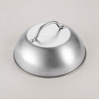 Griddle Dome with Handle Stainless Steel Melting Dome with Handle Domed Kitchen Tool for Grilling, Outdoor BBQ