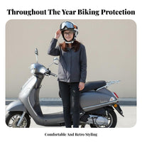 Retro Half Helmet Breathable Cruiser Helmet Quick Release Buckle Secure Headwear for Women, Men, Summer Riding, Cruising, Commuting