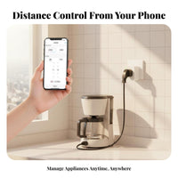 Smart Plug Hands-Effortless Function Speech-Based Control Socket Voice Activated Outlet Easy Setup Bluetooth Smart Outlet No Hub