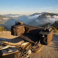 Motorcycle Seat Storage Bag Foldable Waterproof Rear Seat Storage Bag Simple to Install