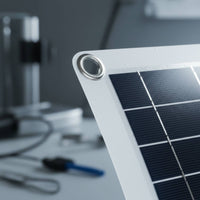 Lightweight 10W Solar Panel Charger Built-in Smart Charge Controller 12V Solar Charging Kit Waterproof High-Performance Monocrystalline for Camping