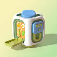 No Battery Needed Rotating Activity Box Early Learning Busy Cube Toy Compact Baby Busy Ball Toy Travel Friendly for Toddlers