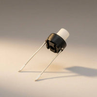 6 X 6 X 5 Mm Switch Black Body Through-Hole Tactile Switch Electronic Part White Actuator Copper Alloy for Musical Instruments