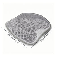 Breathable Car Seat Cushion Ventilated Honeycomb Gel Cushion Cooling Pressure Relief for Drivers, Commuters