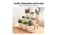 adaptable Tiered Display Riser Space-Saving Stepped Display Stand adaptable desktop Organizer Enhanced Visibility for Plant Lovers, Shop Owners, Desktop, Vendor Events, Craft Fair, Windowsill