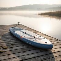 Complete Accessories Inflatable Fishing Paddleboard Portable Fishing SUP Board Non-Slip Deck Pad Inflatable Stand up Paddleboard for Adults, Lakes, Rivers