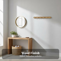 Retractable peg Rack key-shapedboard key-shaped Design Wall Hanger Space-Saving for Living Room