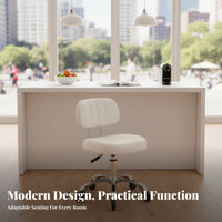 Curved spinerest Adjustable rotate Stool Stable Base Bar Chair Built-in Footrest Indoor Seating Modern design for Adults, Homeowners, Business Owners, Reception Desk, Kitchen Island, Cafe, Dining Area