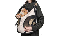 Front Opening Pet Carrier Mesh Panels Cat Carrier Backpack Padded