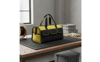 Thickened Oxford Cloth Tool Bag Multi-Pocket Design Electrician Tool Bag Portable Handle Storage Pouch Wear Resistant for Installers, Electricians, Installation, Worksite