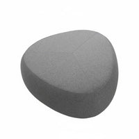 Soft and Comfortable Pebble-Shaped Seat Multi-Functional Round Padded Footrest Decorative Accent Pouf Lightweight for Shoppers, Students, Kindergarten, Waiting Area, Playroom, Living Room