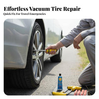 T-Handle Design Tubeless Tire Plug Kit Portable Tire Plug Kit Universal Fit for DIYers, Drivers, Travel, Garage