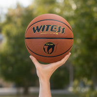 WITESS Indoor/Outdoor Wear-Resistant PU Leather Basketball for Youth and Adults - Size 7 Official Match Ball