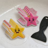 PEVA Cartoon Star Elephant Anti-Slip Bathtub Stickers for Bathroom Safety