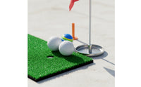 Floating Golf Training Kit with Mat Compact Golf Accessory Package with Balls Portable Practice Balls Easy to Clean for Poolside