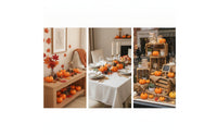 8 Pieces Carved Pumpkin Prop Autumn Faux Pumpkin with Stem Decorative Artificial Pumpkins for Photographers, Christmas