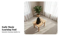 Cowbell with Mallet Rectangular Handle Hand Cowbell Handheld Percussion Noisemaker