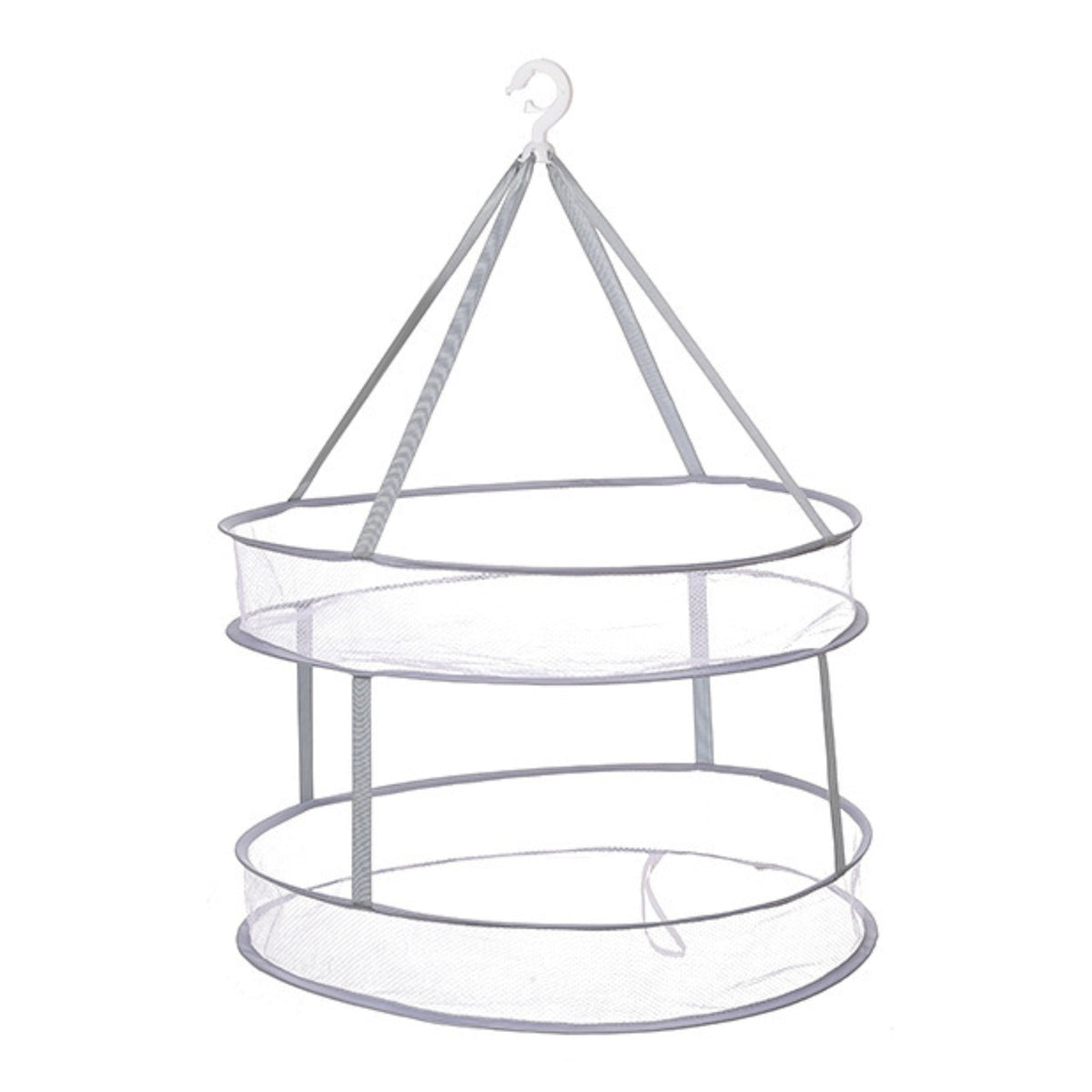 Foldable Hanging Drying Basket Collapsible Mesh Drying Rack Breathable Hanging Mesh Dryer Long-Lasting for Balcony