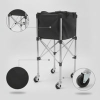 Foldable Ball Storage Cart Klappbar Faltbarer Ballaufbewahrungswagen Rollbar Ballaufbewahrungswagen Mit Rollen Rolling for Teachers, Schools