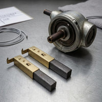 2 Pieces TS-16 SC861 Carbon Brush Spring Loaded Vacuum Motor Carbon Brush Metal Holder Machine Part Easy to Install
