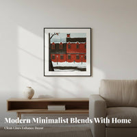 Easy to Hang Minimalist Decorative Painting Thoughtful Gift Inspirational Quote Wall Art Fade-Resistant Framed Image Print Dustproof for Homeowners, Professionals, Living Room, Bedroom, Hallway, Classroom