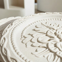 Ceiling Medallion with Raised Detailing Decorative Light Fixture Medallion