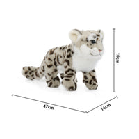 Snow Leopard Stuffed Animal Soft-Textured Snow Leopard Stuffed Toy Toy for Kids