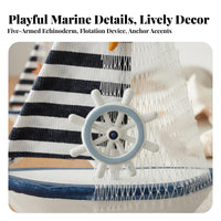 Classic Coastal Design Boat Decor Travel Souvenir Wooden Sailboat Model Nautical Details Wooden Sailboat Figurine for Living Room, Office, Party