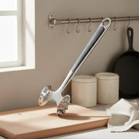 2 Pieces Double-Sided Meat Tenderizer Ergonomic Handle Kitchen Utensil