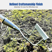Weeding Rake, Garden Hoe, Metal Weeder, Soft Soil, Vegetable Patch, Assembled Handle, Sturdy Gardening Tool