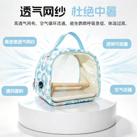 Portable Bird Carrier Bag for Small Birds and Sugar Gliders, Outdoor Use