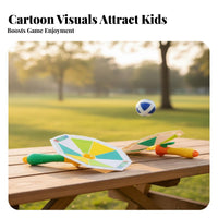 Parent-Child Interaction Sticky Paddle Ball Game Good Stickiness Paddle Grab Ball Game Soft Safe Balls for Children, Boys, Outdoor, Park