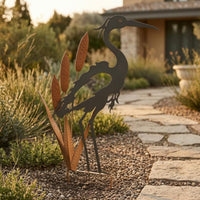 Metal Bird Stake Ground Insert Bird Stake Easy to Install Outdoor Decor for Yard