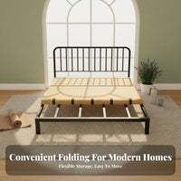 rollable Wooden Bed Board Easy Storage Foldable Bunkie Board Prevents Sagging Mattress Support for Students, Renters, On the Floor, Guest Room