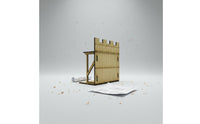 1:72 Scale Fortress Model Hands-on Activity 1:72 Scale Model Kit Educational Miniature Building Set for Desktop Ornament