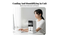 Desktop Misting Fan Humidifying Function Portable Air Chiller Nano Small Misting Water-Cooled Chiller for Students, Office Workers, Desk, Bedroom