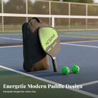 Pickleball Paddle Set Non-Slip Grip Pickleball Racket and Sphere Set Sports Equipment Lightweight Sweat Absorbent for Beginners