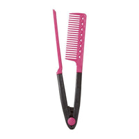 Fine Teeth V Shape Straight Comb Long Arm V-Shaped Hair Comb