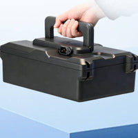 Hard-Shell Electric Cycle Battery Box Durable Electric Bicycle Battery Box Einfach Zu Installieren Batteriebox Mit Ladeanschluss Shielding for Cyclists