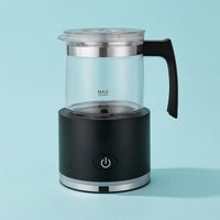 Hot and Cold Milk Frother Handle Automatic Milk Frother Heated Countertop Appliance