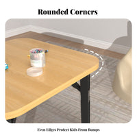 Early Learning Small Square kids' Table Multi-Functional children's Furniture Sturdy Construction Play Desk Stable construction for Preschoolers, young children, Parents, Kindergarten, Daycare, Classroom, play area