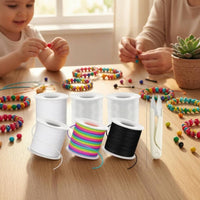 1mm Elastic Cord Kit Reusable Elastic String Kit Portable Drawstring Threader