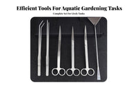 Stainless Steel Aquascaping Set Rust-Proof Aquatic Plant Tool Kit for Beginners